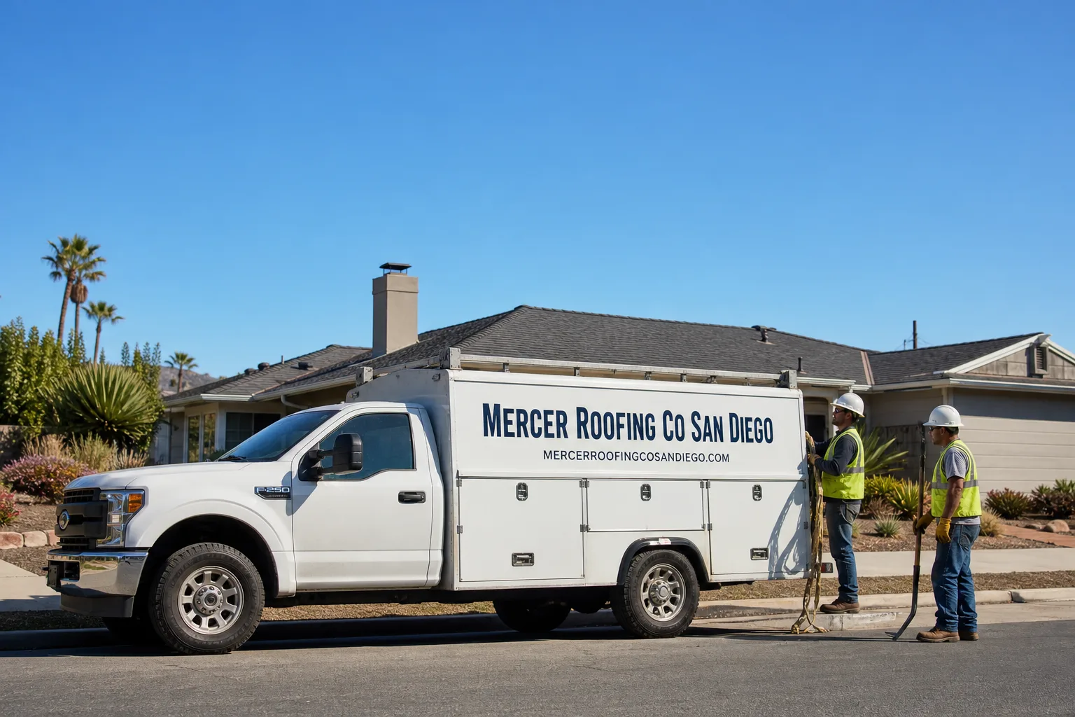 Mercer Roofing Co San Diego roofing team